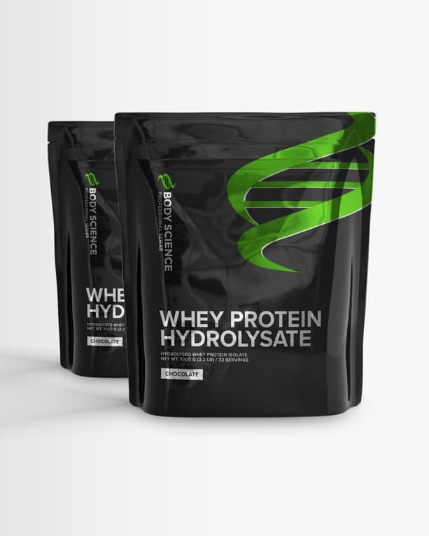 2 st Whey Protein Hydrolysate från Body Science – pulver