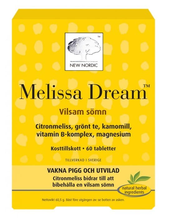 New Nordic Melissa Dream 60 tabletter från New Nordic – tabletter