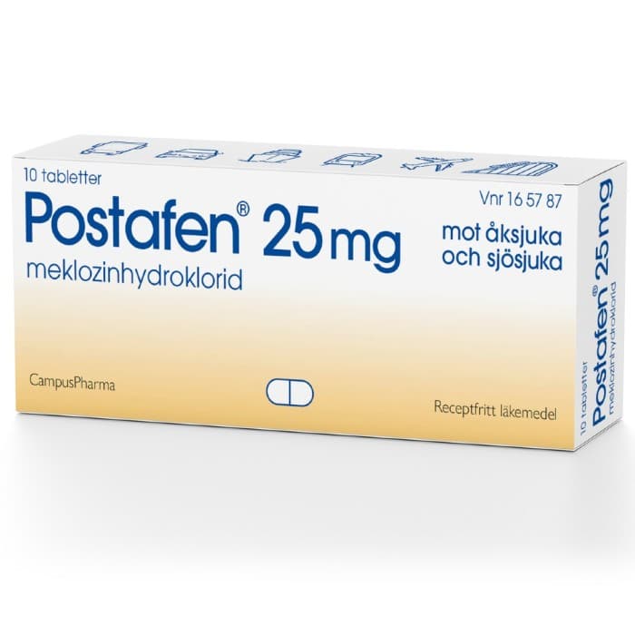 Postafen, tablett 25 mg 10 st från Postafen – tabletter