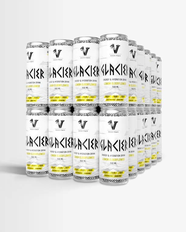 48 st Glacier - Energidryck från Viking Power – kosttillskott