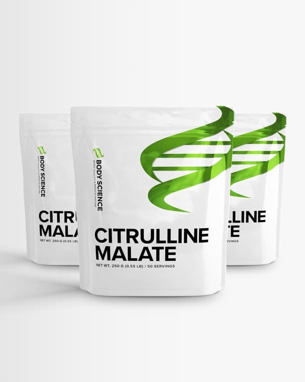 3 st Citrulline Malate 1:1 från Body Science – kosttillskott