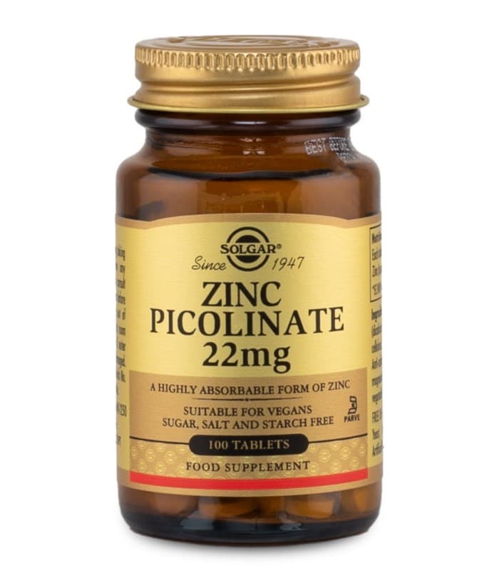 Solgar Zinc Picolinate från Solgar – tabletter