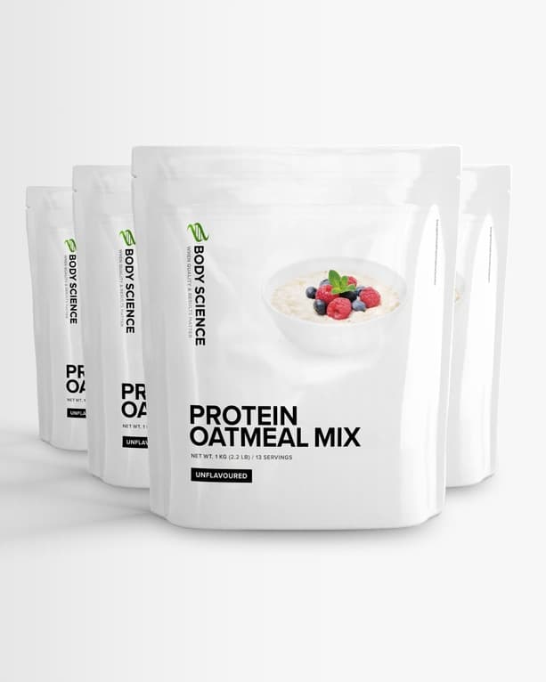 4 st Proteingröt ‐ Proteinberikad grötmix från Body Science – pulver