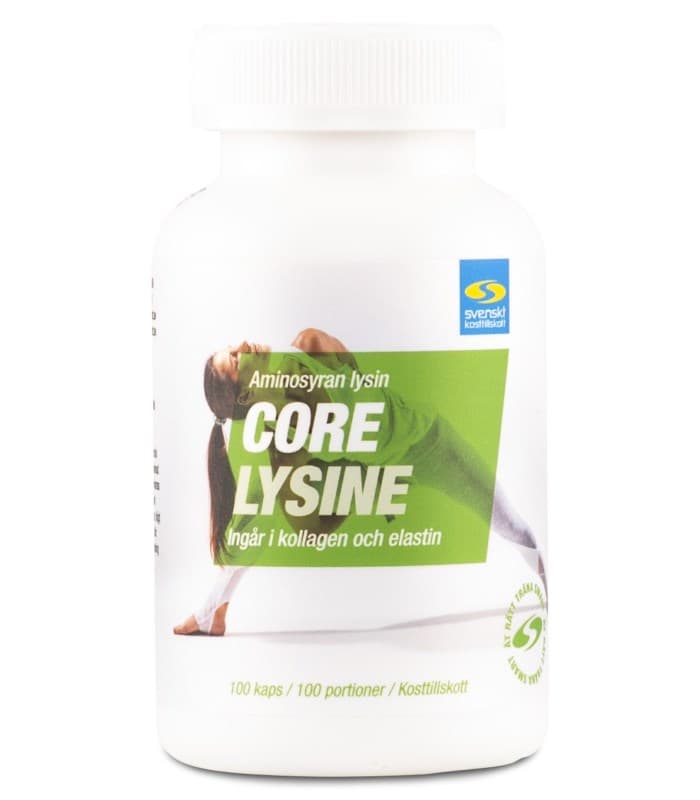 Core Lysine från Svenskt Kosttillskott – kapslar