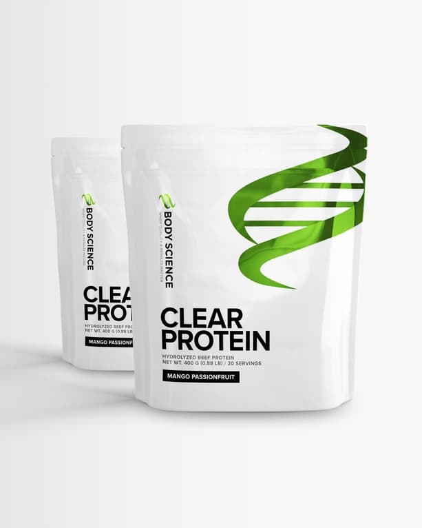 2 st Clear Protein från Body Science – pulver