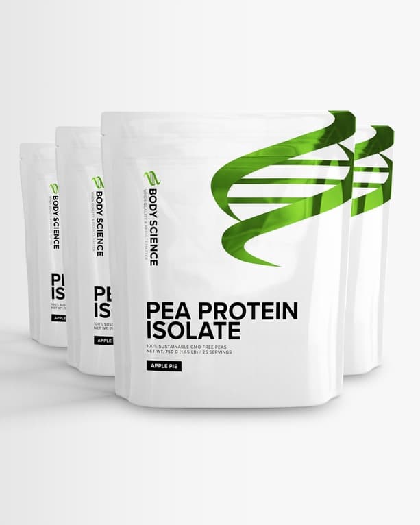 4 st Ärtprotein från Body Science – pulver