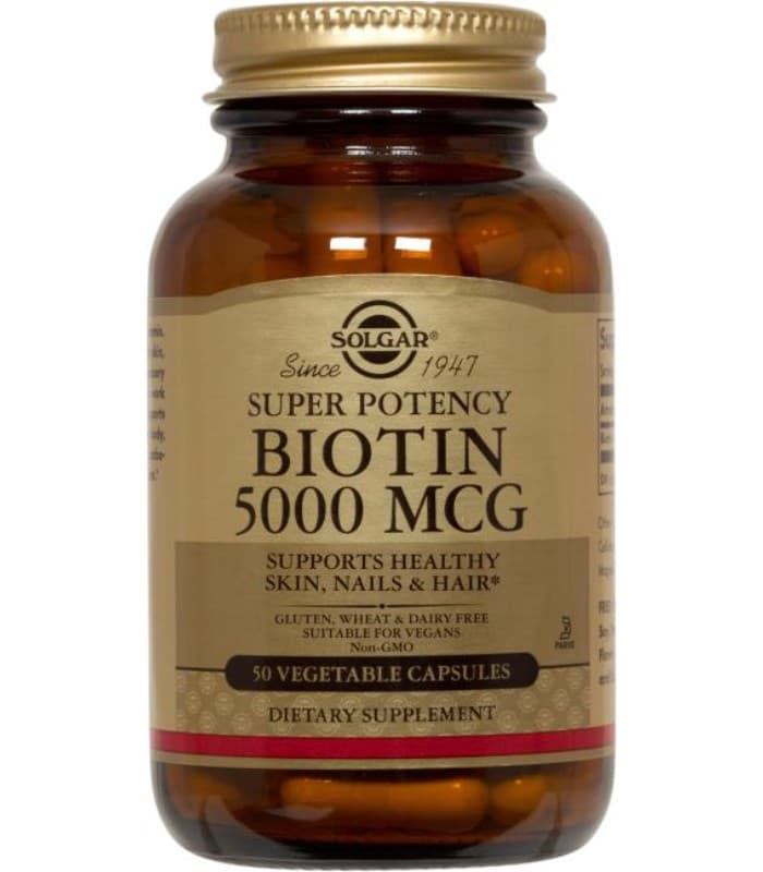 Solgar Biotin 5000 ug från Solgar – kapslar