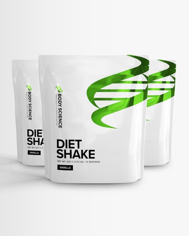 3 st Diet Shake från Body Science – kosttillskott