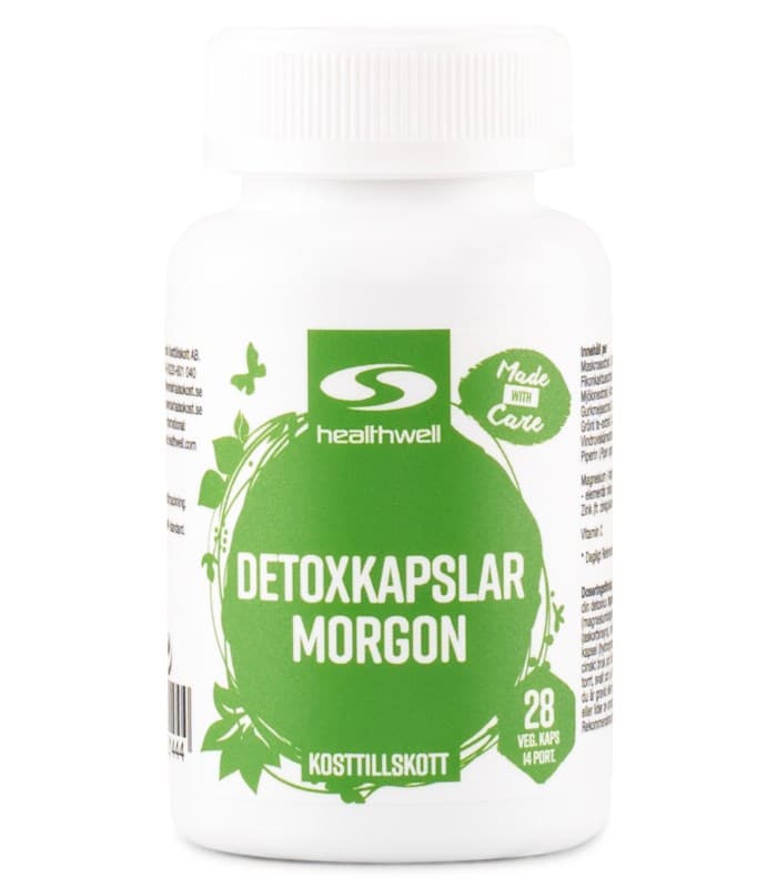 Healthwell Detoxkapslar Morgon från Healthwell – kapslar