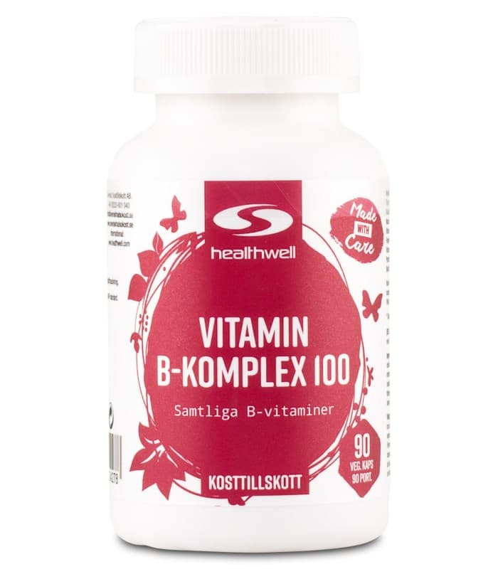 Healthwell Vitamin B-Komplex 100 från Healthwell – kosttillskott