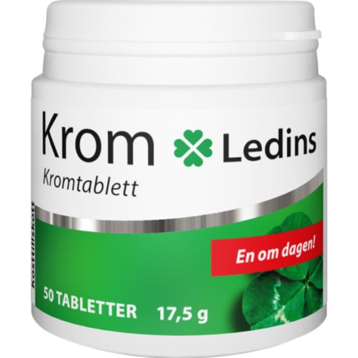 Ledins Krom 200 mikrogram 50 tabletter från Ledins – tabletter