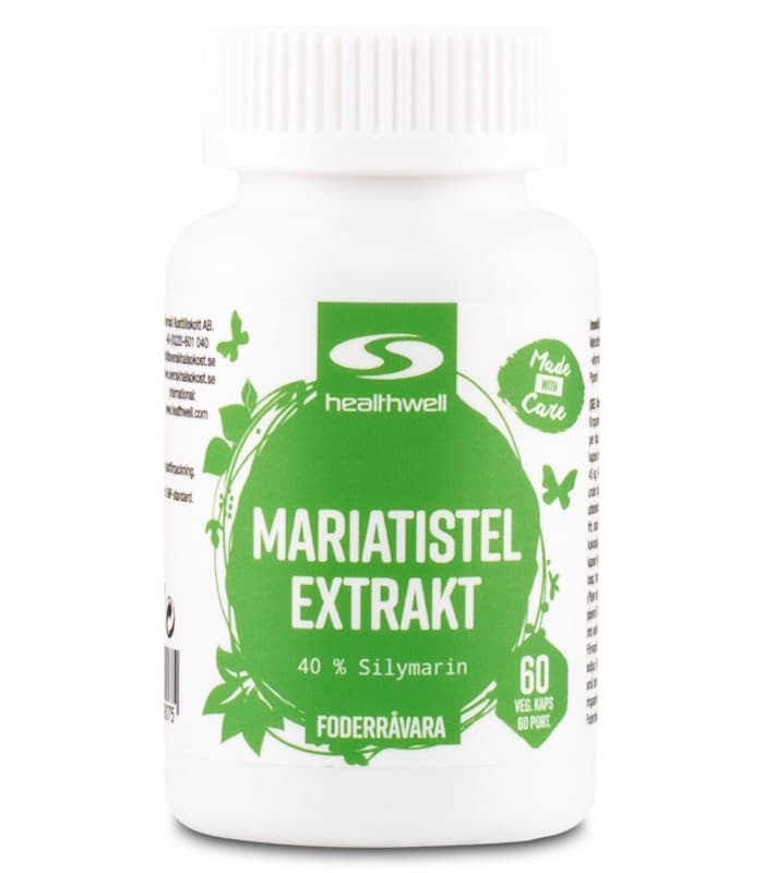 Healthwell Mariatistel Extrakt från Healthwell – kapslar