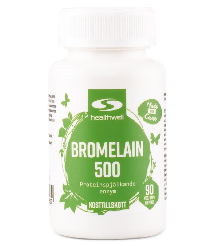 Healthwell Bromelain 500 från Healthwell – kapslar