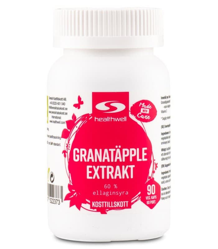 Healthwell Granatäpple Extrakt från Healthwell – kapslar