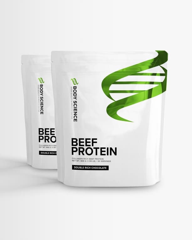 2 st Beef Protein från Body Science – pulver
