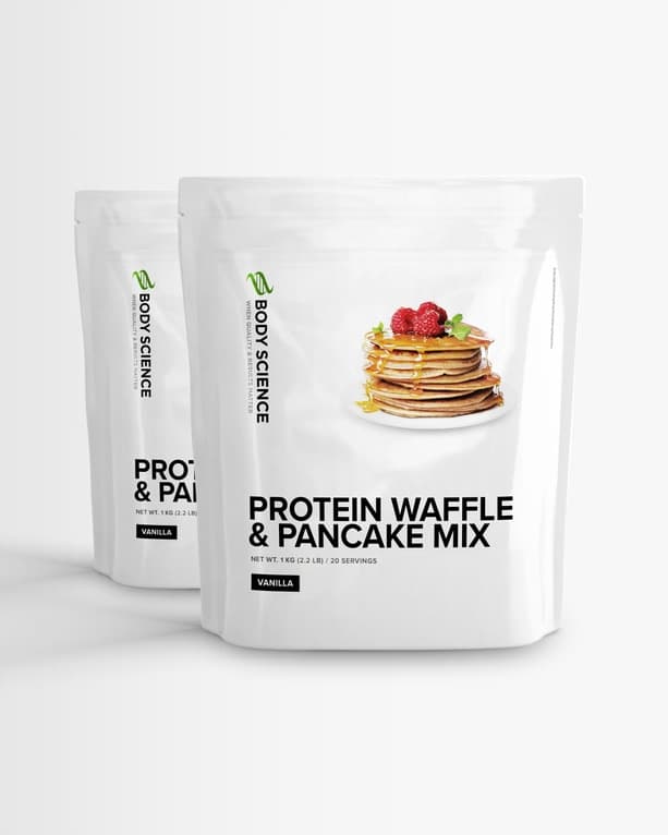 2 st Protein Pancake Mix från Body Science – pulver