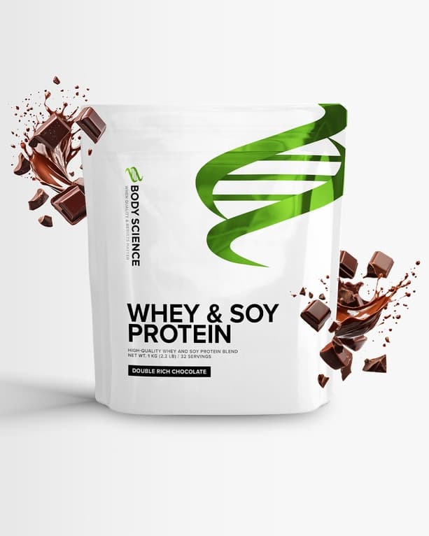 Whey & Soy Protein från Body Science – pulver