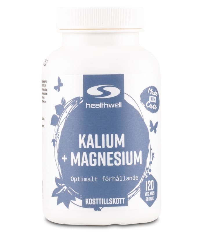 Healthwell Kalium+Magnesium från Healthwell – kapslar