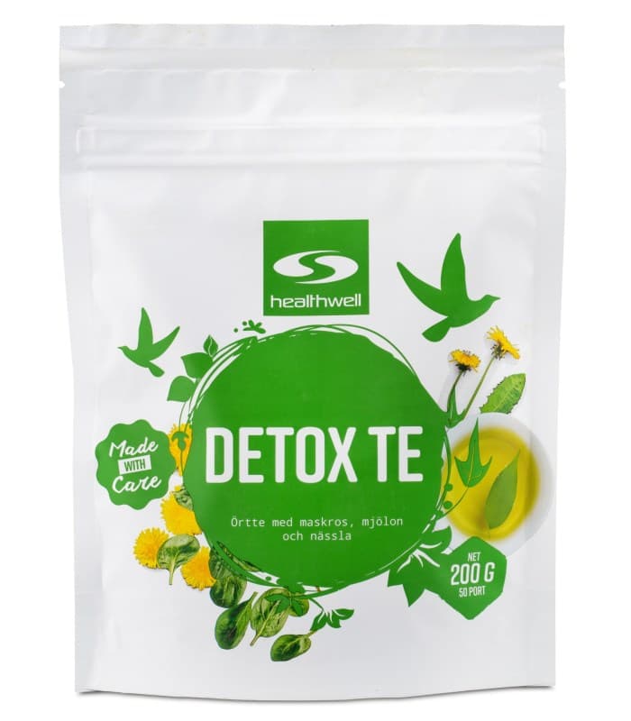 Healthwell Detox Te från Healthwell – pulver