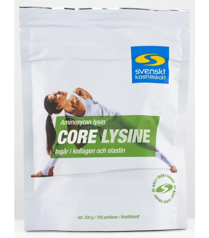 Core Lysine Pulver från Svenskt Kosttillskott – pulver
