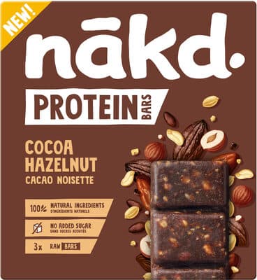 Protein Cocoa Hazelnut Bars från Nakd – bar