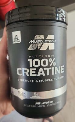 Platinum 100% Creatine från MuscleTech – kosttillskott