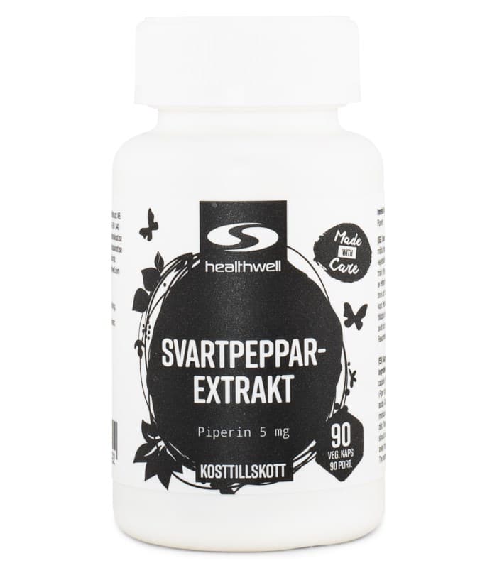 Healthwell Svartpeppar Extrakt från Healthwell – kapslar
