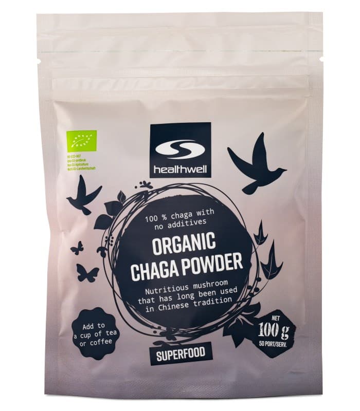Healthwell Chaga EKO från Healthwell – pulver