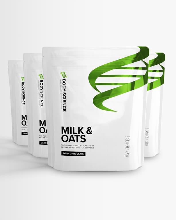4st Milk & Oats från Body Science – kosttillskott