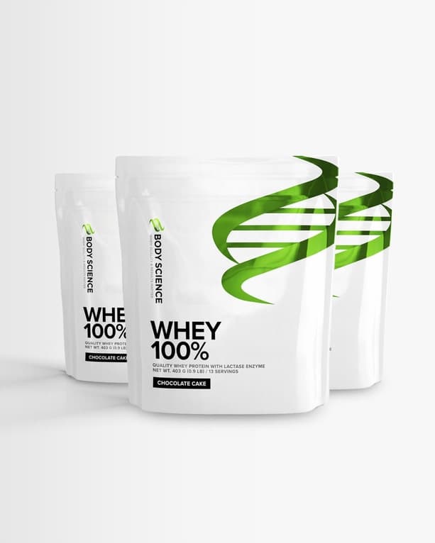 Whey 100% - 3 smaker från Body Science – pulver