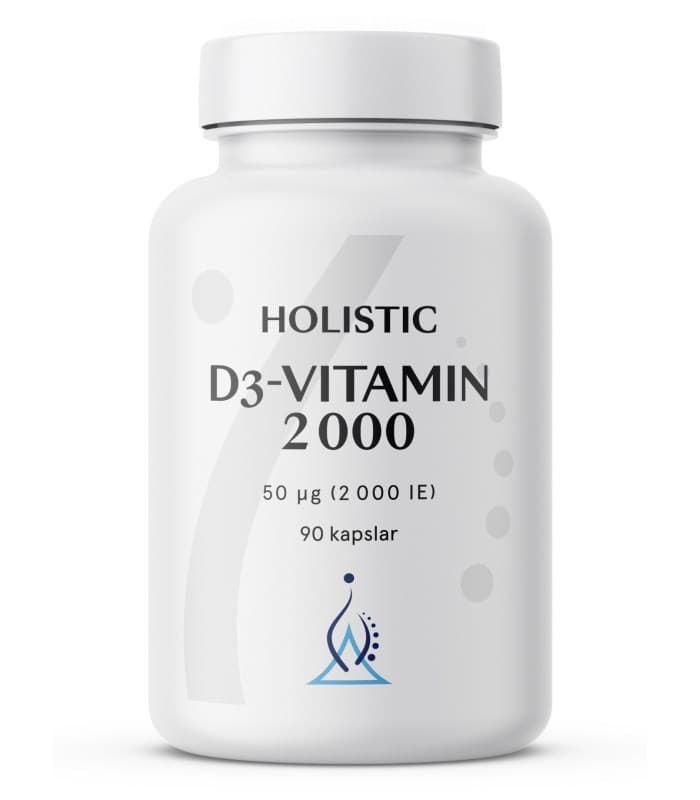 Holistic D3-vitamin 2000 IE från Holistic – kapslar