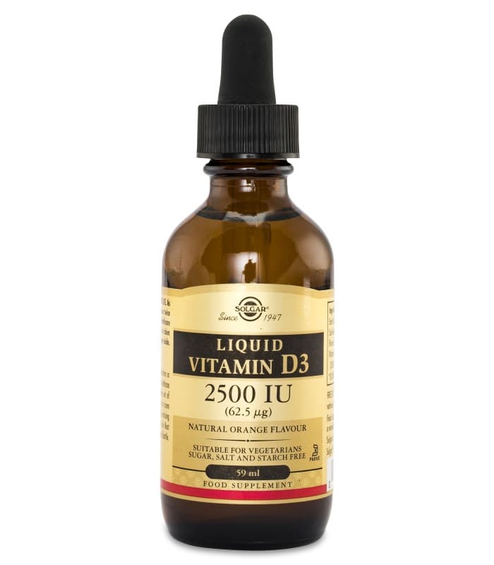Solgar Vitamin D3 Liquid 2500 IE från Solgar – vätskor