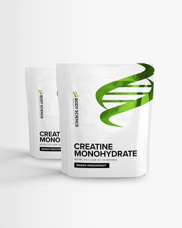2 st Creatine Monohydrate - smaksatt från Body Science – kosttillskott