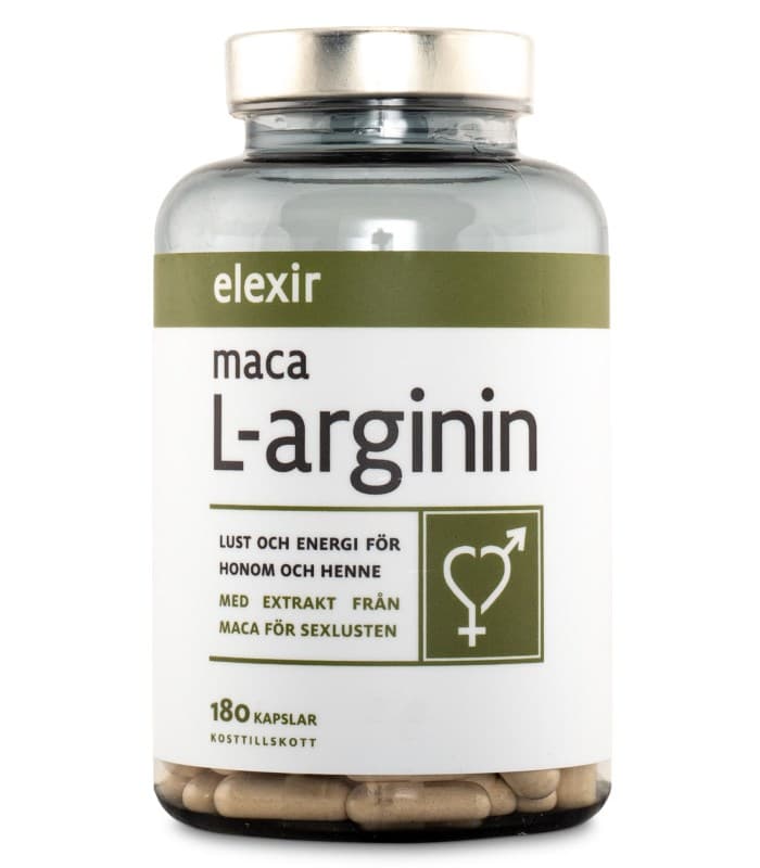 Elexir Pharma Maca L-arginin från Elexir Pharma – kapslar