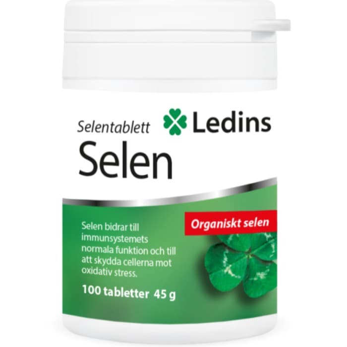 Ledins Selen organiskt 100 mcg 100 tabletter från Ledins – tabletter