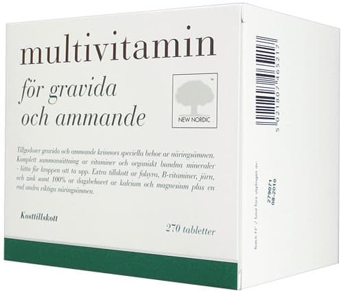 New Nordic Multivitamin för gravida och ammande 270 st från New Nordic – tabletter