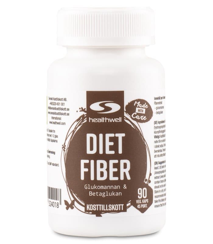 Healthwell Diet Fiber från Healthwell – kapslar