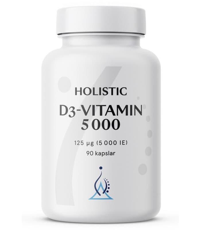Holistic D3-vitamin 5000 IE från Holistic – kapslar