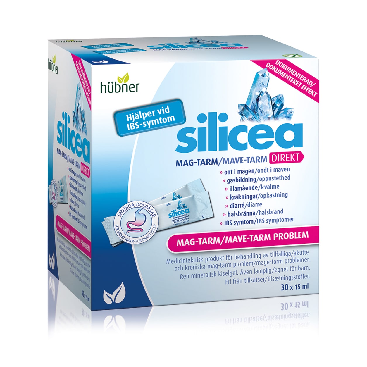 Mag-Tarm Direkt 30 dospåsar á 15ml från Silicea – gel