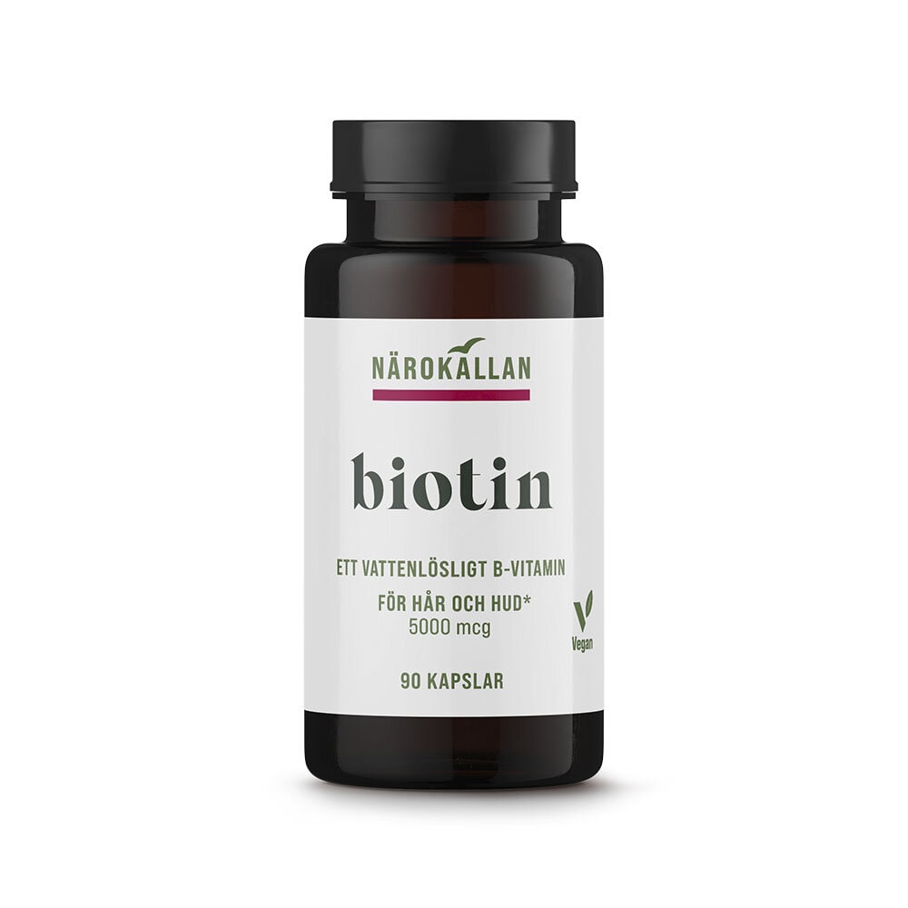 Biotin 5000 mcg 90 kapslar från Närokällan – kapslar