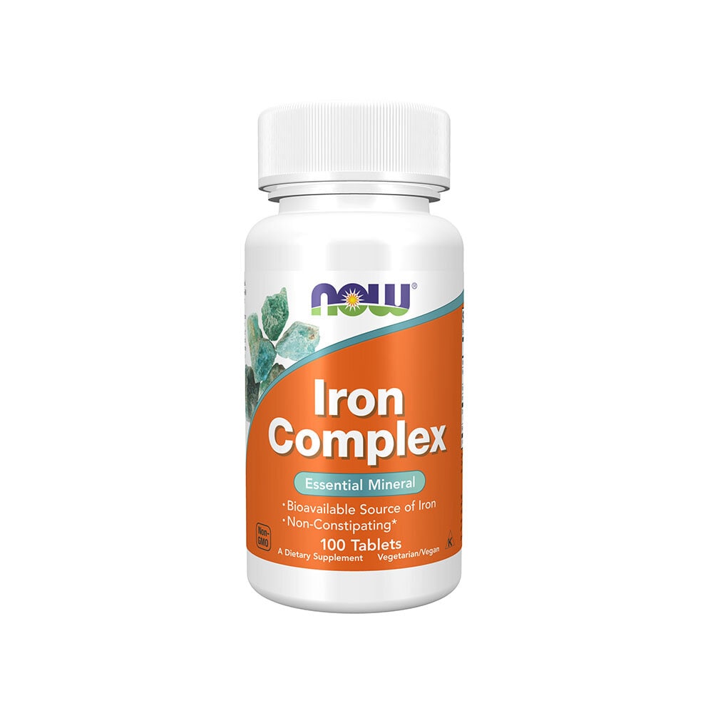 Iron Complex 100 tabletter från Now – tabletter