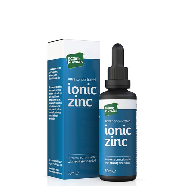 Ultrakoncentrerad Jonisk Zinksulfat 50 ml från Nature Provides – vätskor