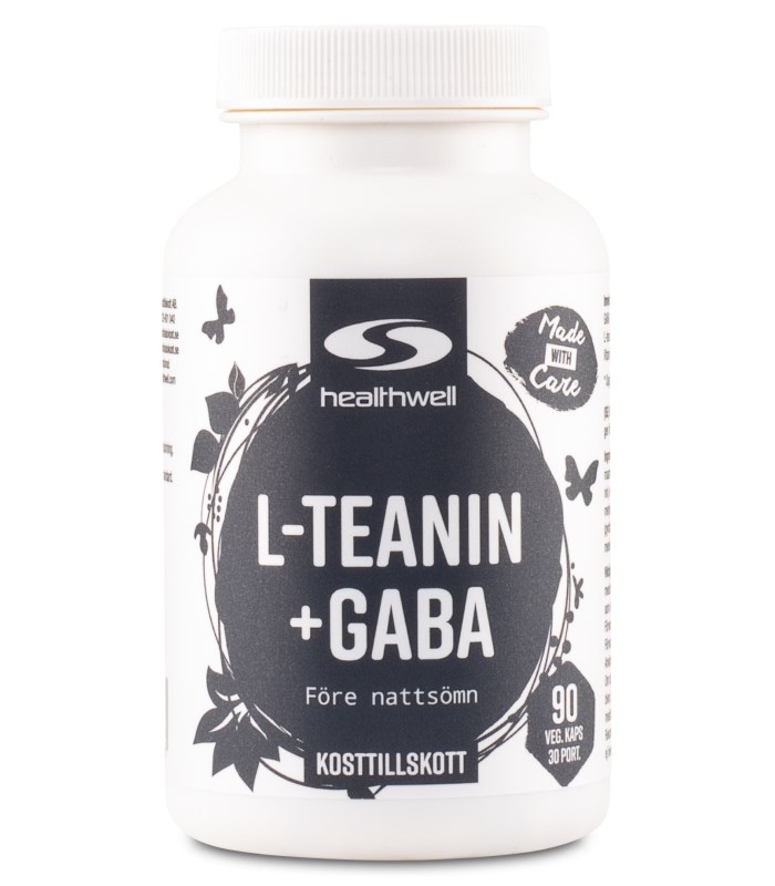 Healthwell L-Teanin + GABA från Healthwell – kapslar