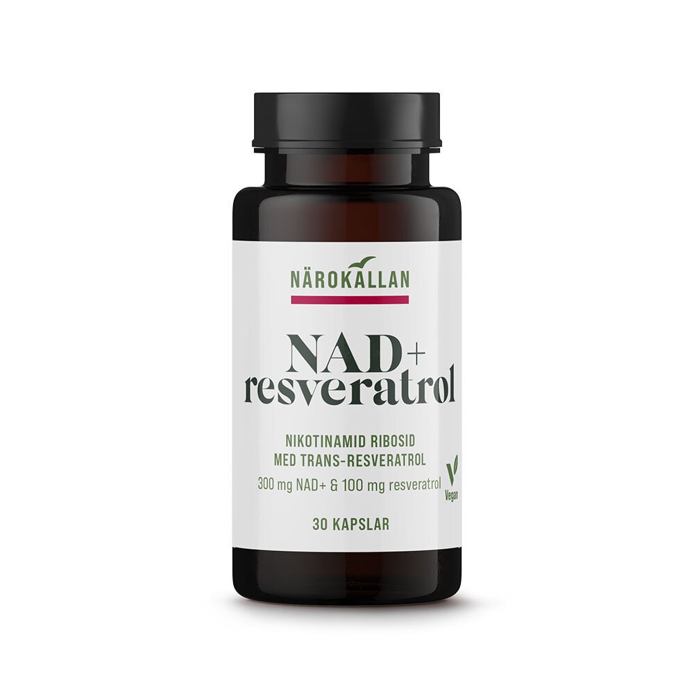 NAD+ Resveratrol 30 kapslar från Närokällan – kapslar