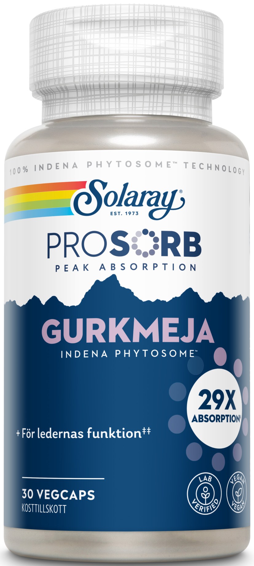 Solaray Prosorb Gurkmeja från Solaray – kapslar