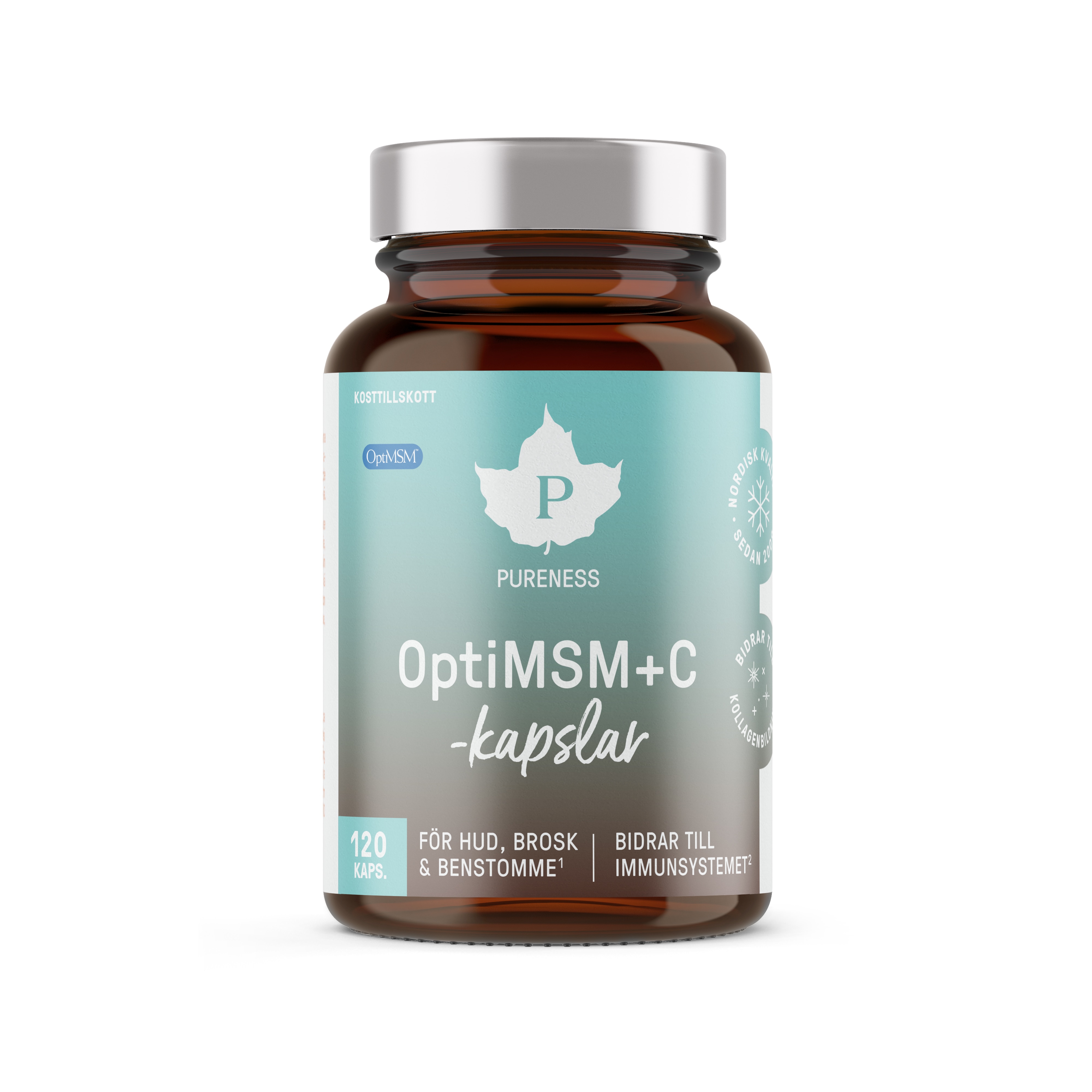 OptiMSM + C 120 kaps från Pureness – kapslar