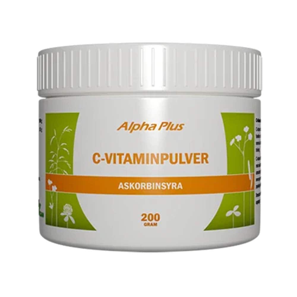 C-vitaminpulver 200g från Alpha Plus – pulver