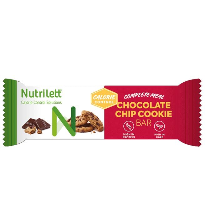 Måltidsersättande Bar Chocolate Chip Cookie 60 g från Nutrilett – bar