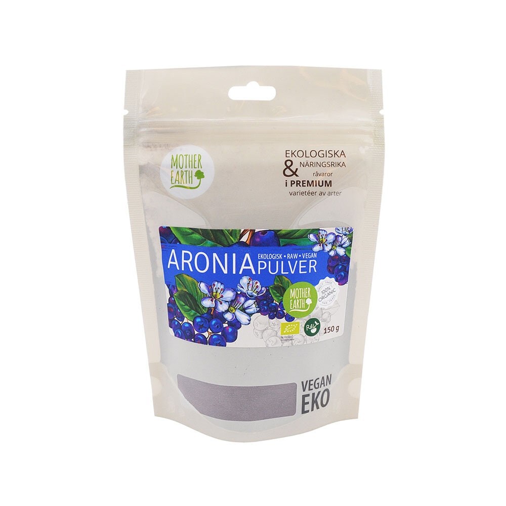 Aroniapulver RAW 150g från Mother Earth – pulver