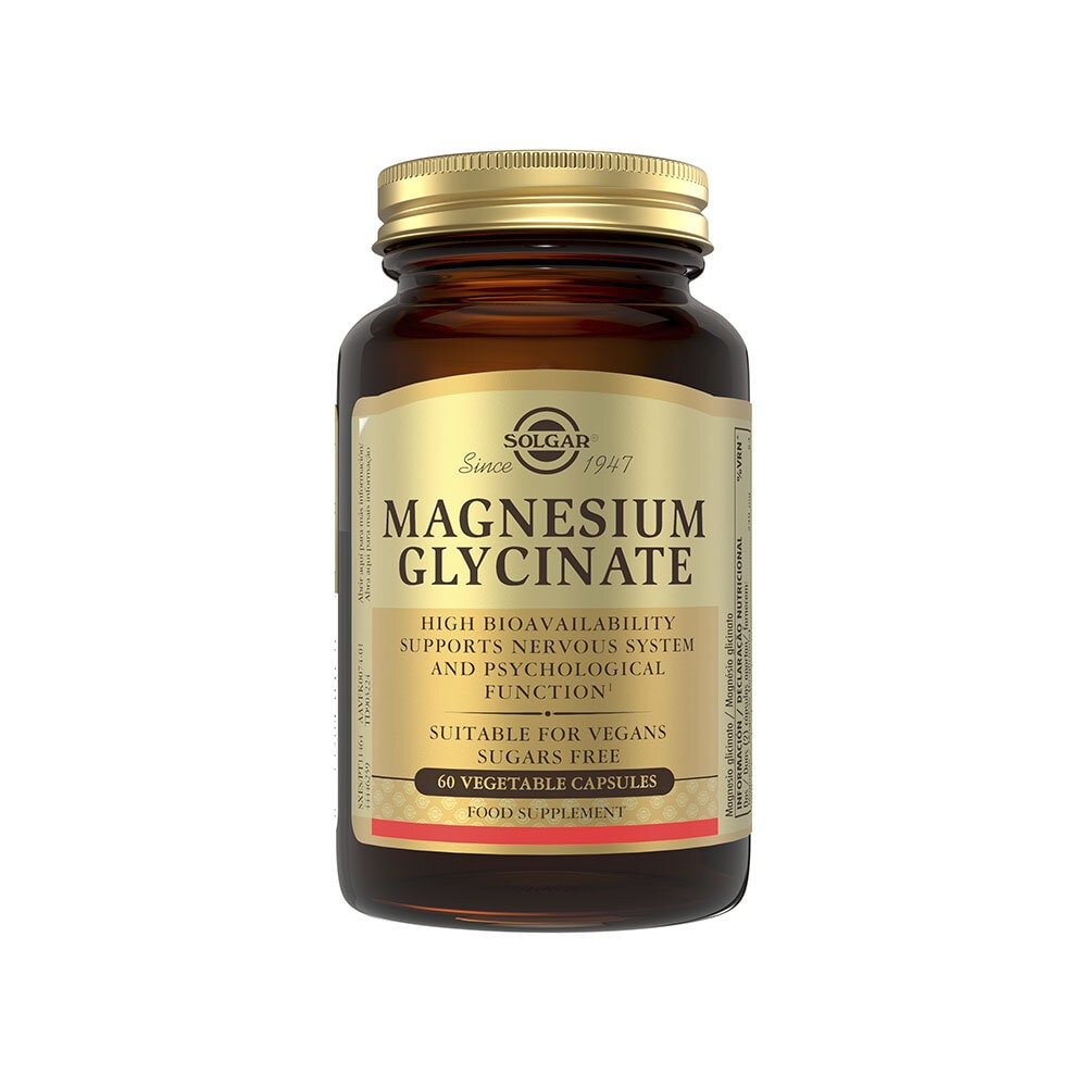 Magnesium Glycinate 60 kapslar från Solgar – kapslar